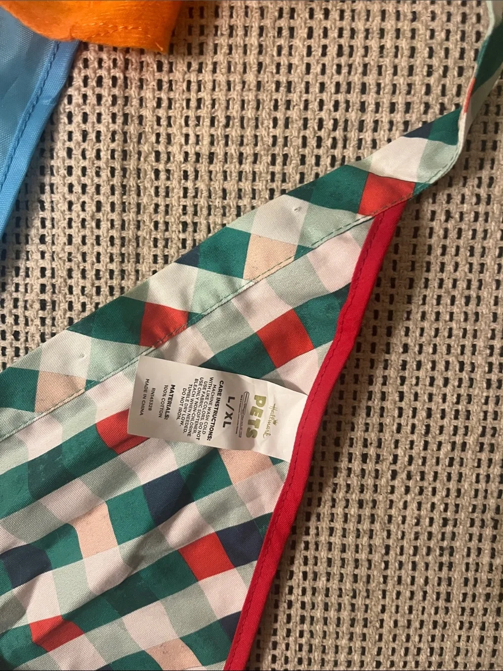 HALLMARK Holiday Bandana 🎄 & Halloween Costume Shirt 🎃 Bundle of both